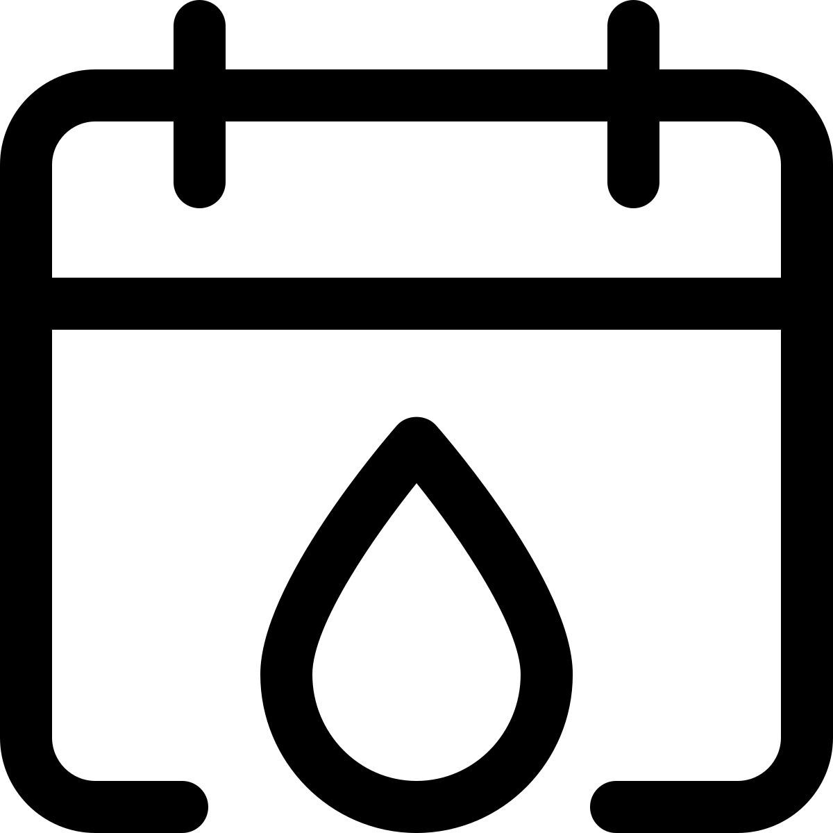 blood donation calendar icon