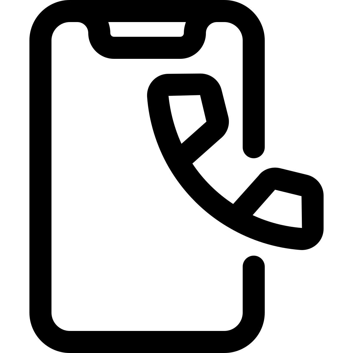 스마트폰 통화 icon