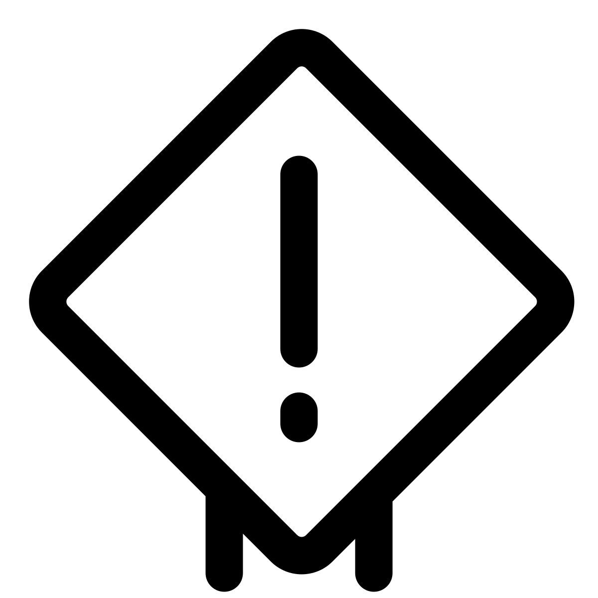 caution sign icon