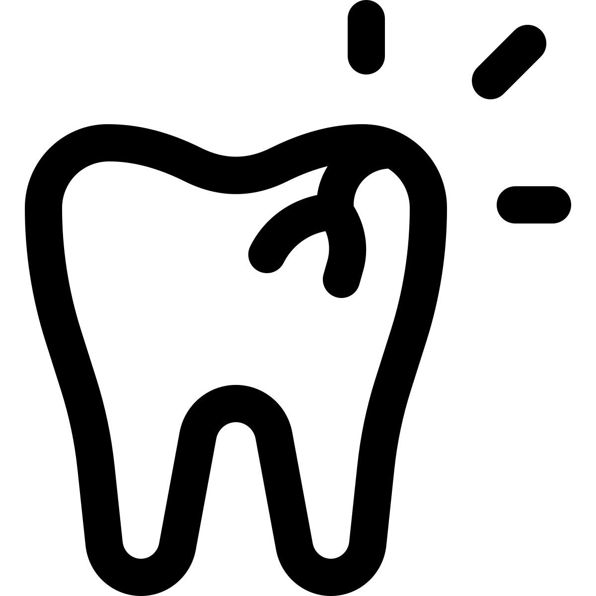 cracked tooth icon