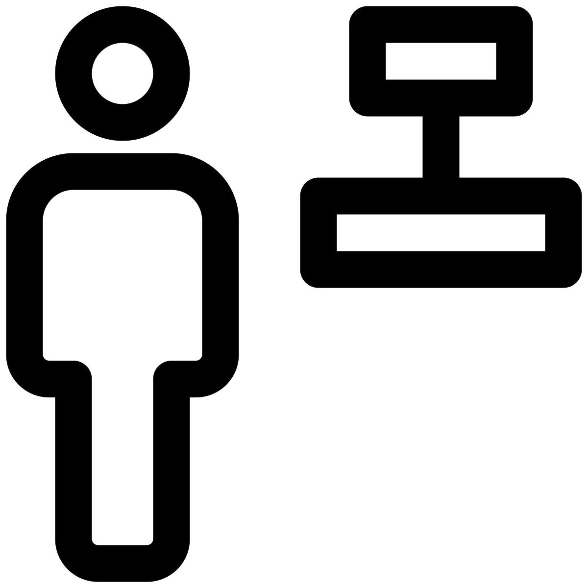alignement central icon