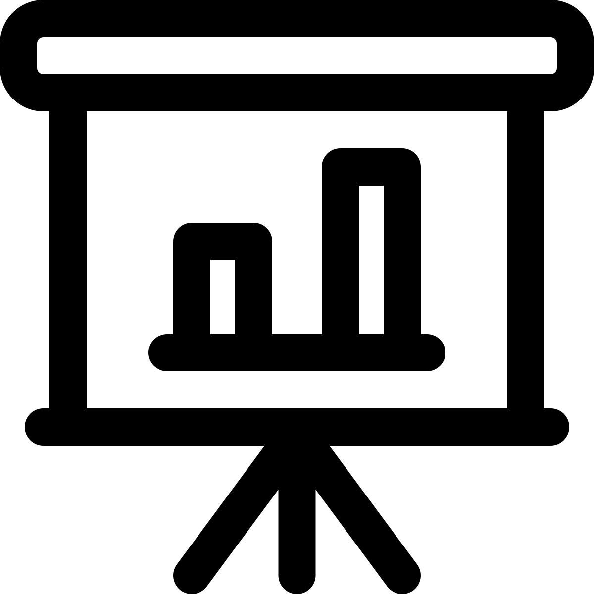 analytics presentation icon
