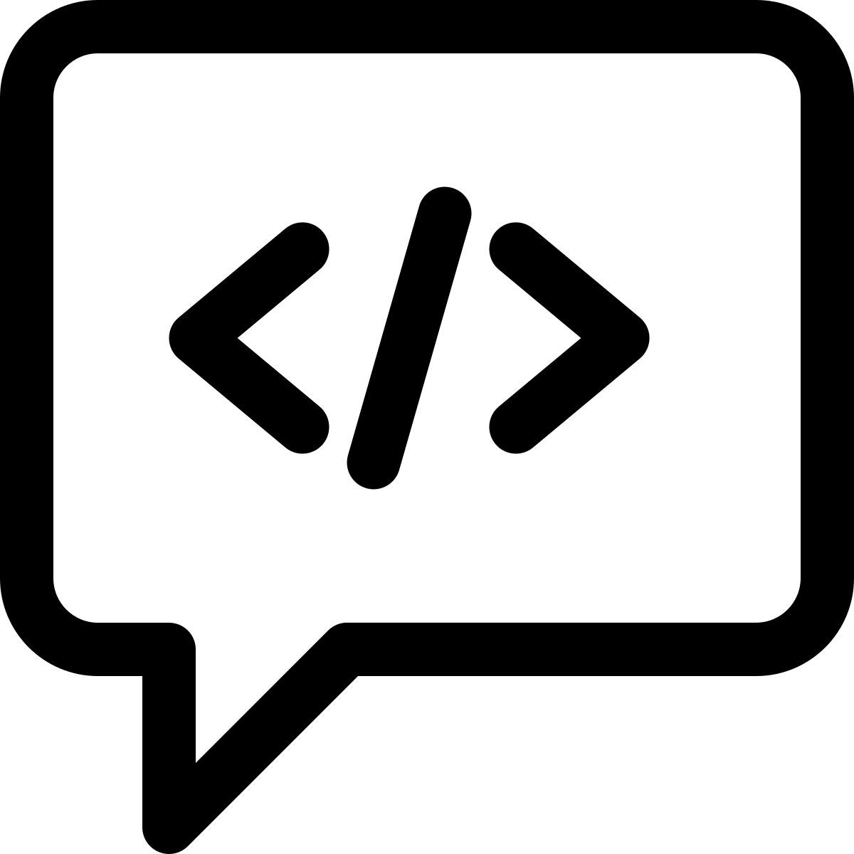 code discussion icon