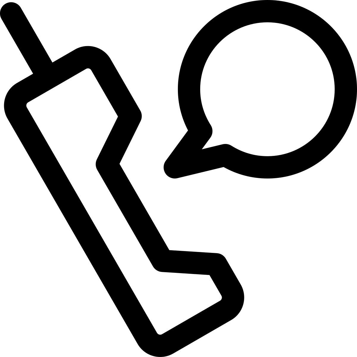 satellite phone texting icon