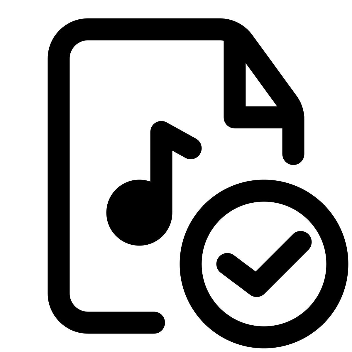 확인된 음악 파일 icon