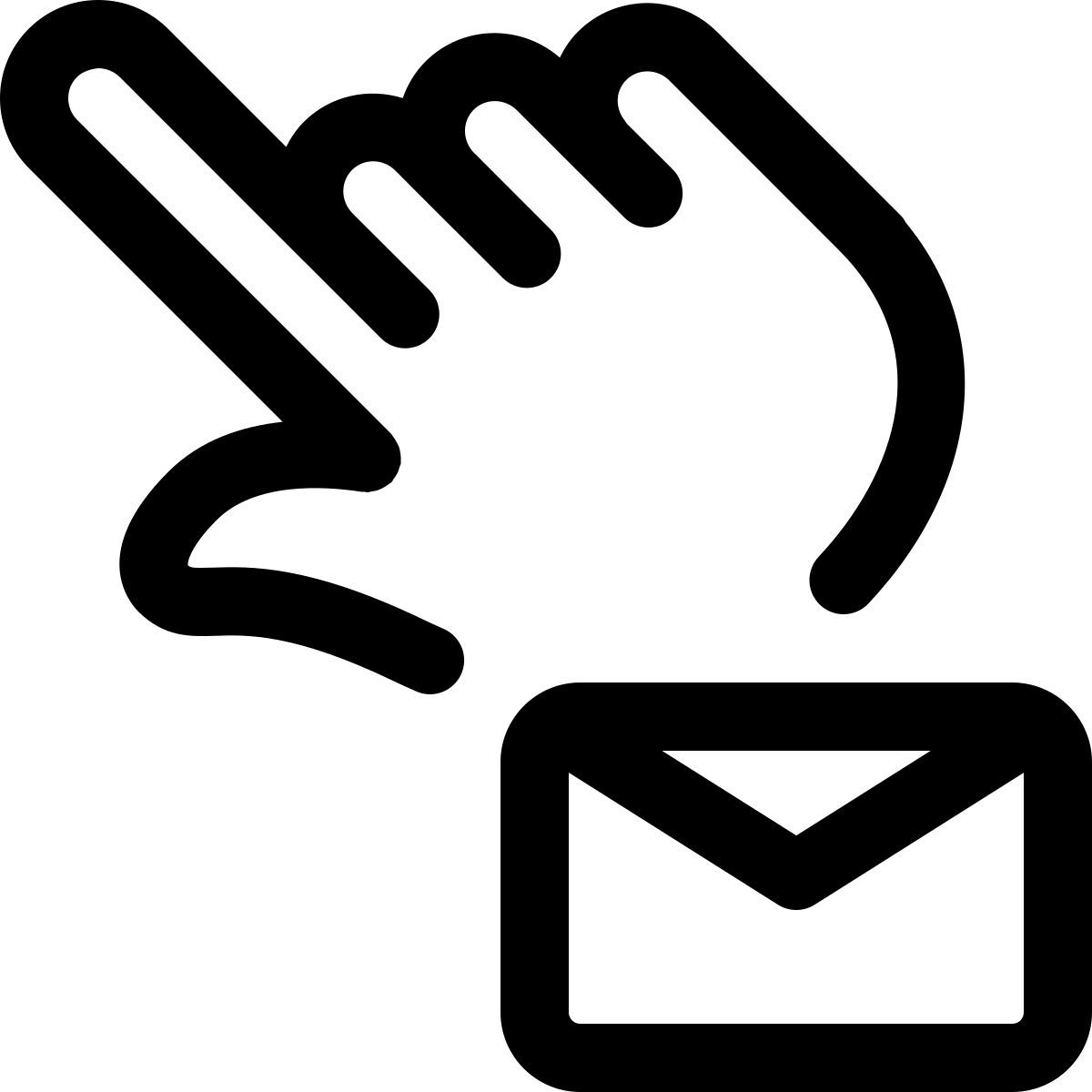 tap email icon