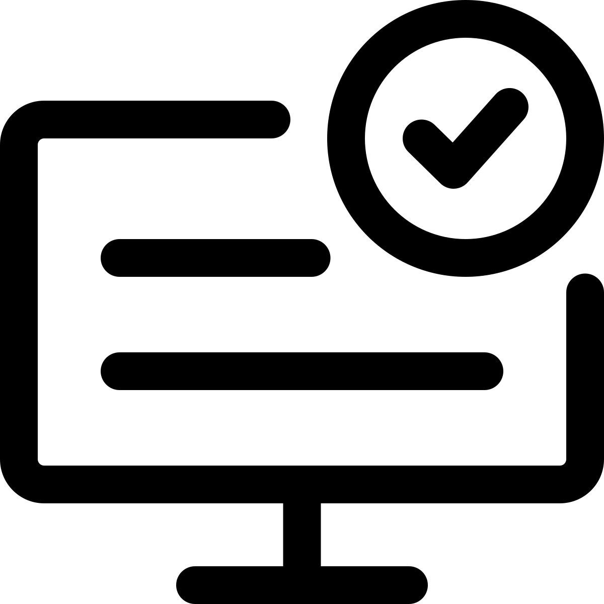 computer checklist icon