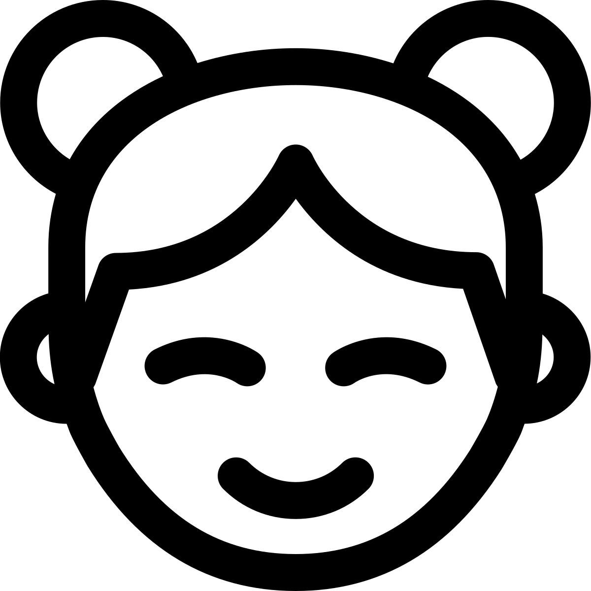 external chinese woman face avatar with happy emotions chinese regular tal revivo icon