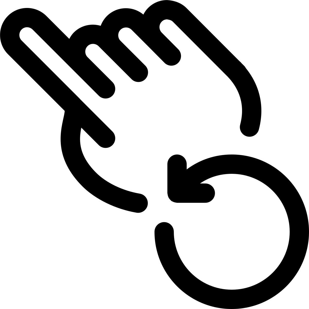 zum aktualisieren tippen icon