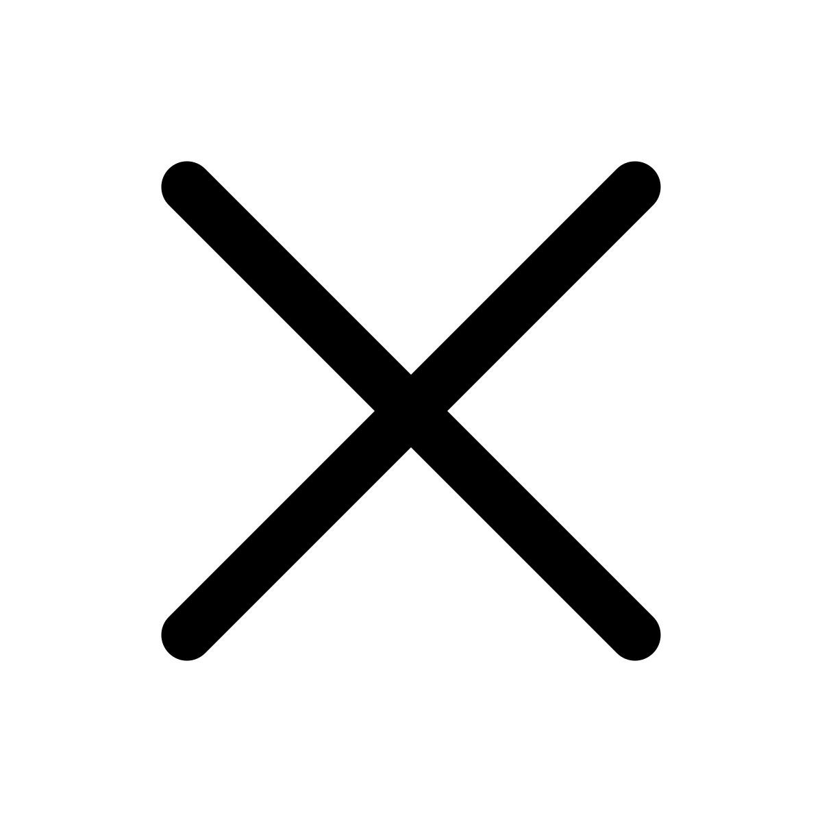 cross symbol icon