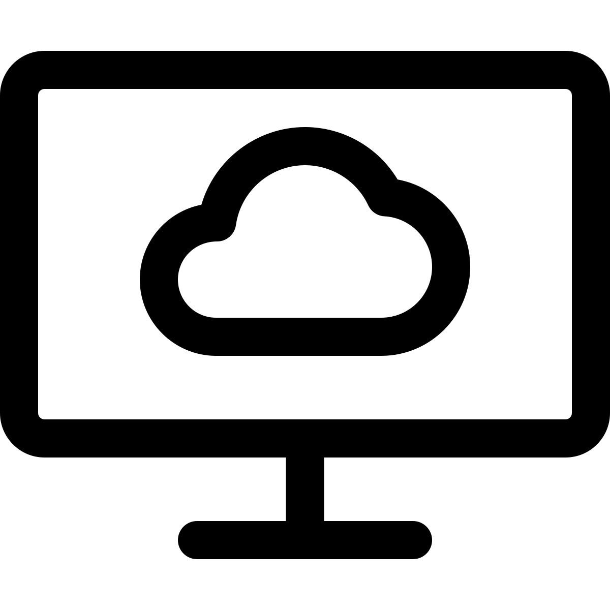 desktop cloud icon