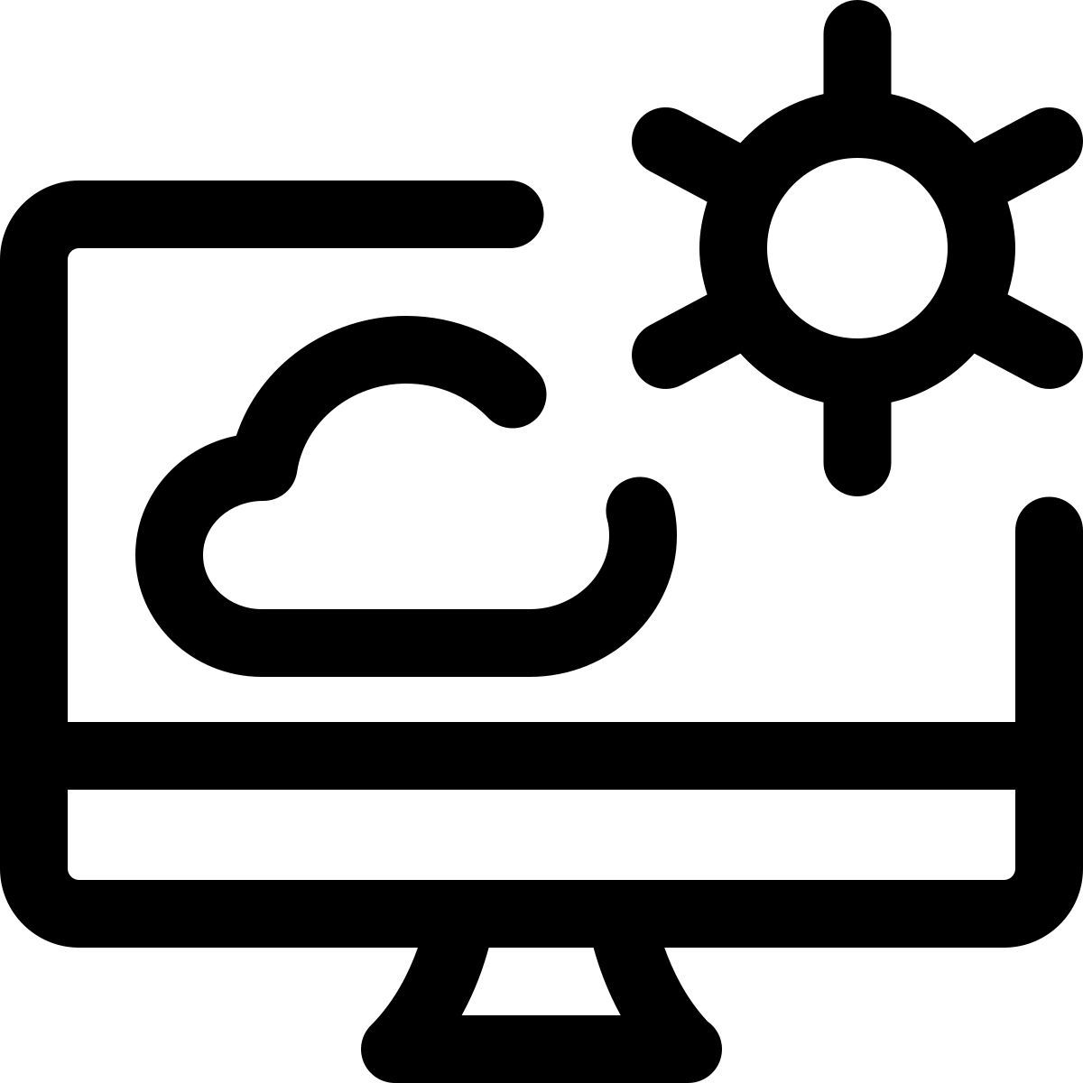 cloud software einstellungen icon