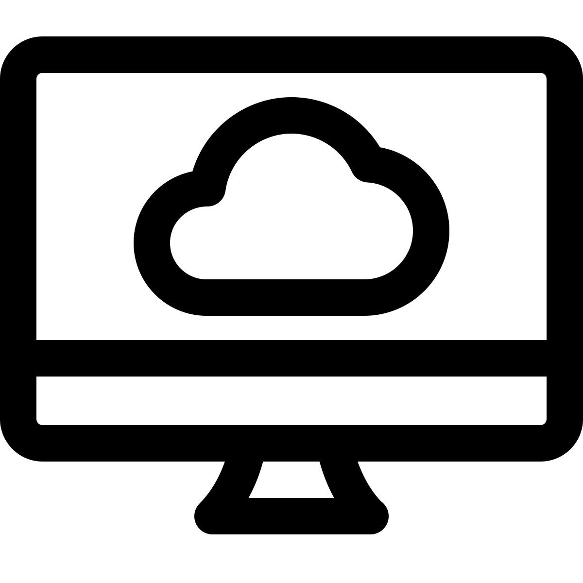 desktop cloud icon