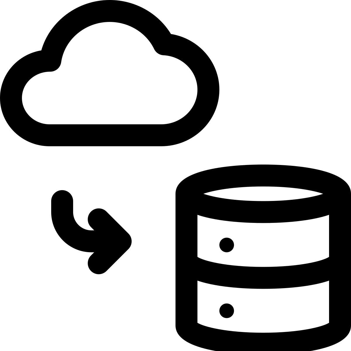 cloud database icon