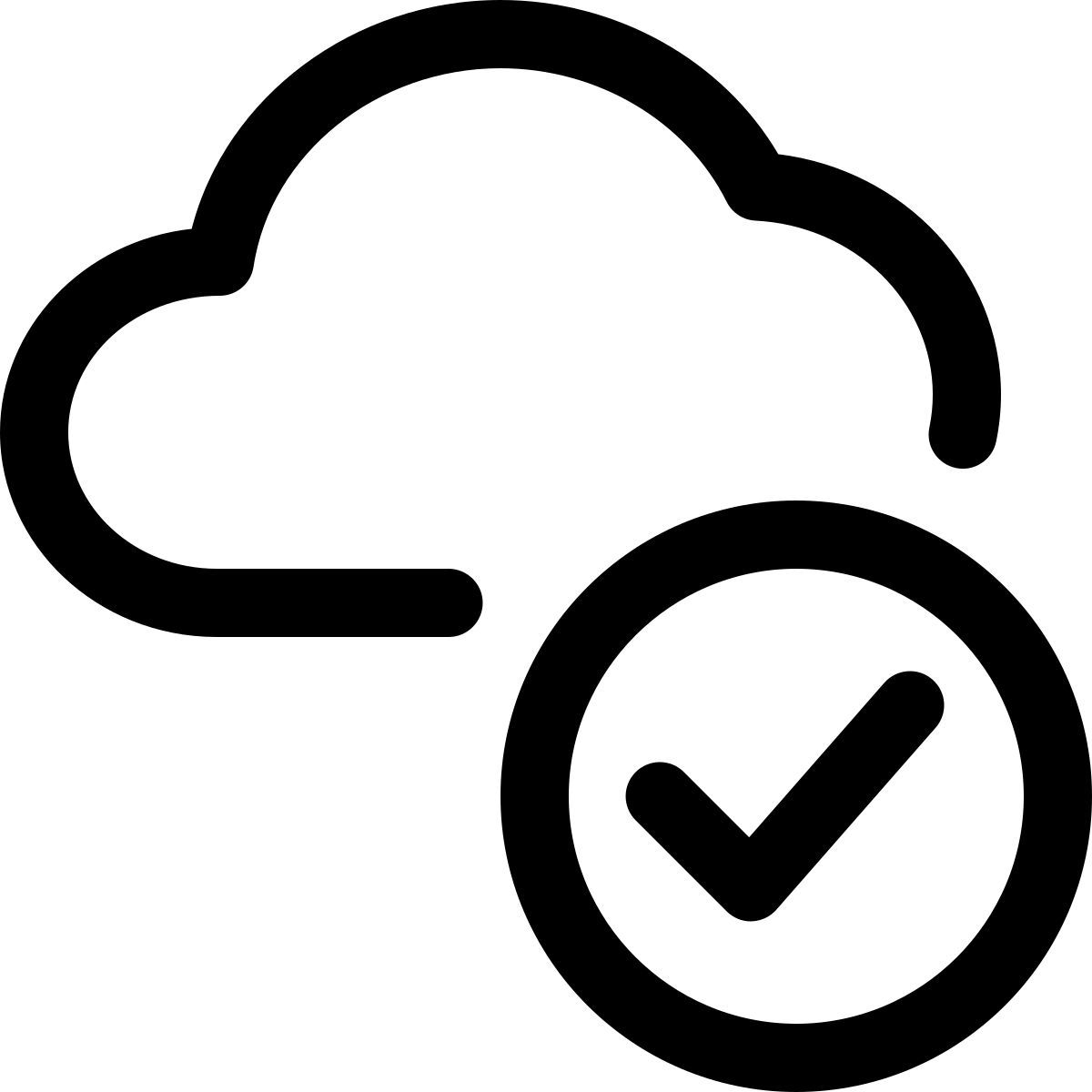 verifizierte cloud icon