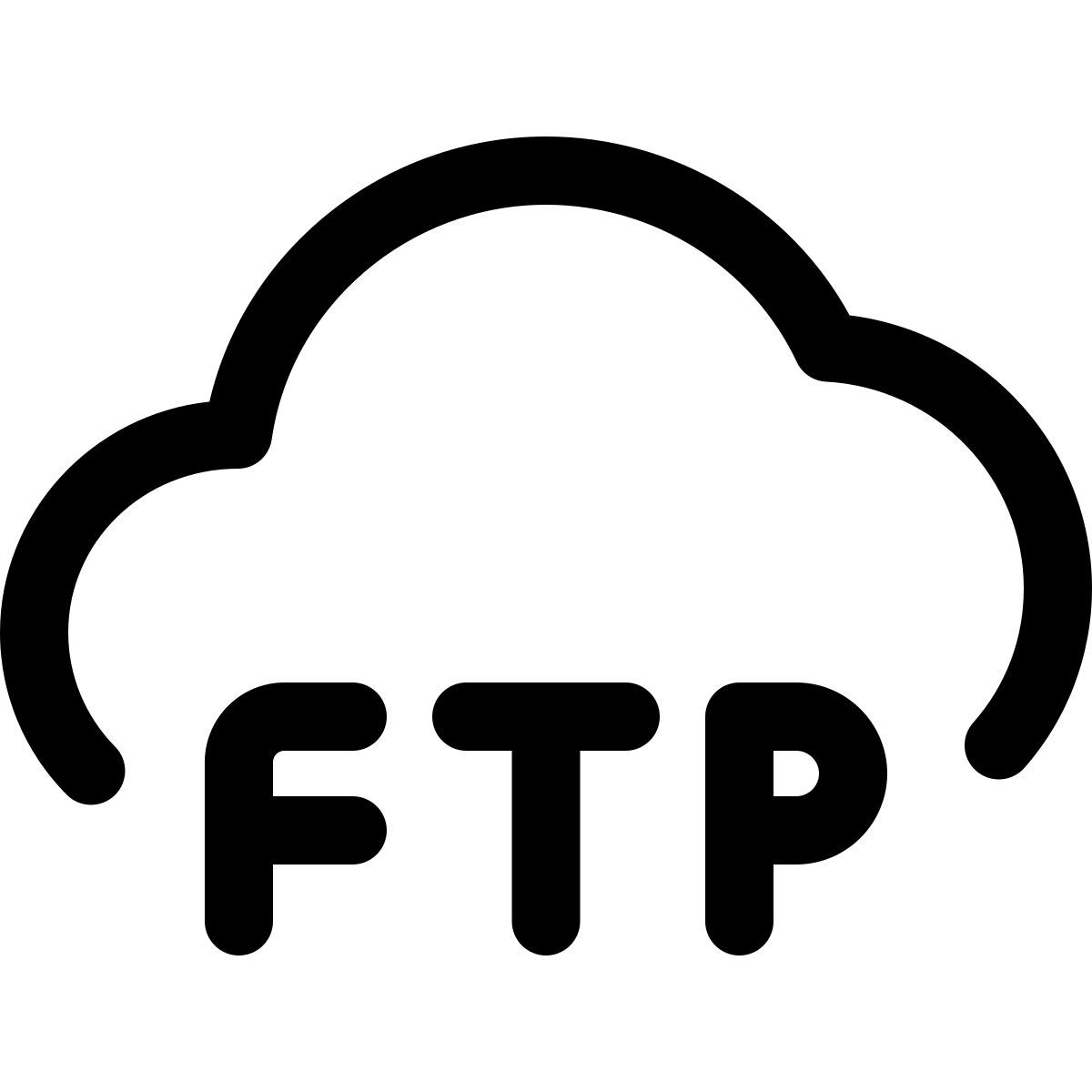 ftp cloud server icon