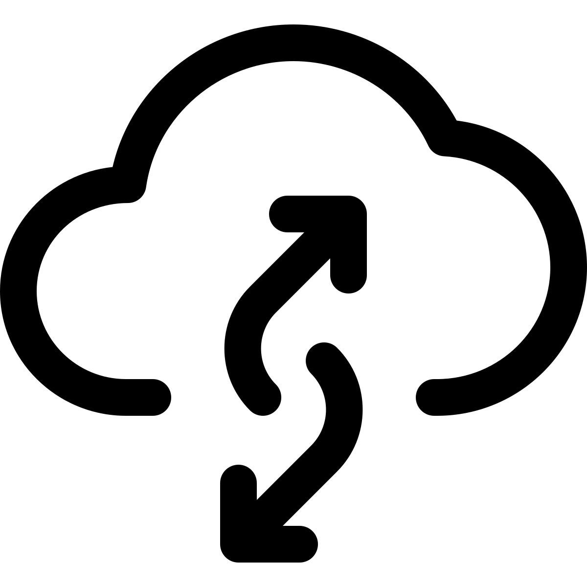 cloud data exchange icon