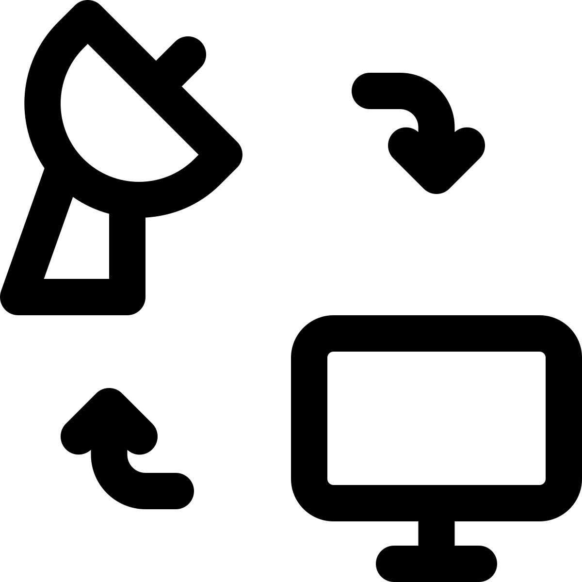 컴퓨터 위성 접시 icon