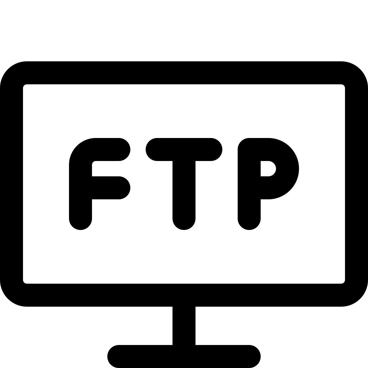ftp de computadora icon