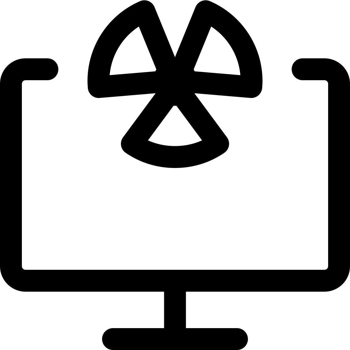 computer di allarme nucleare icon