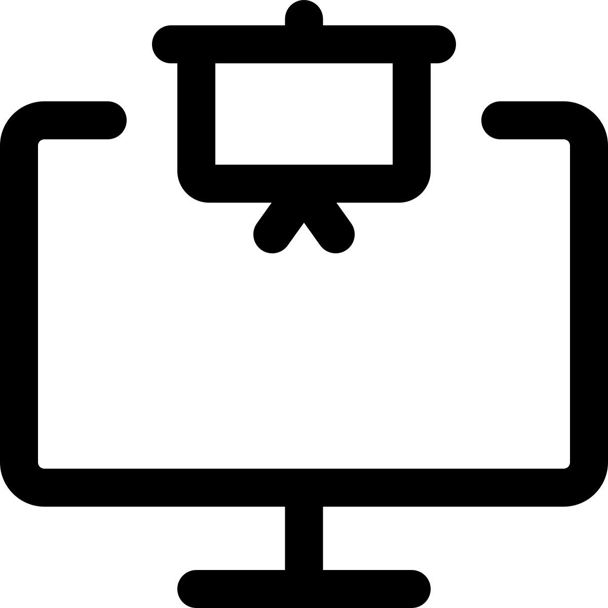 apresentação de desktop icon