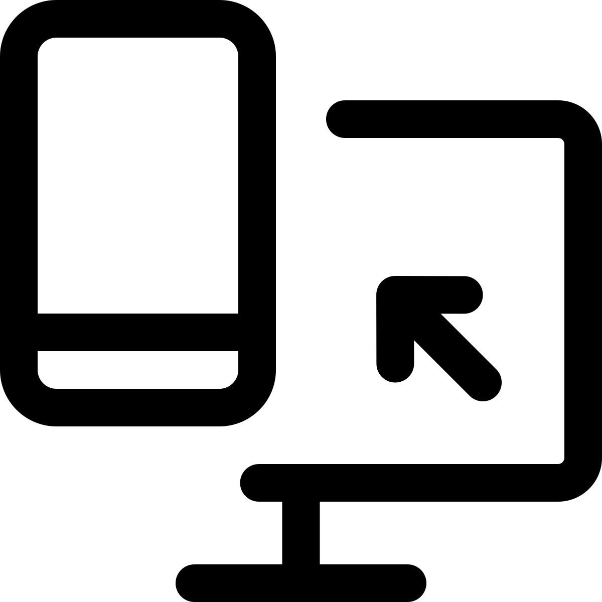computer to phone icon