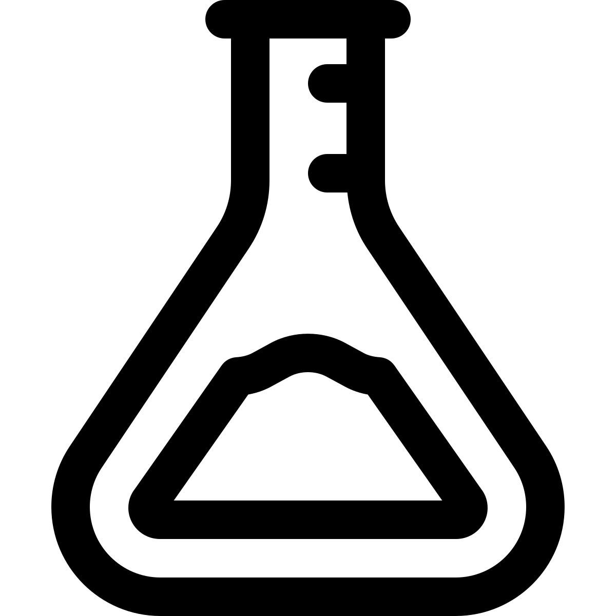 conical flask icon