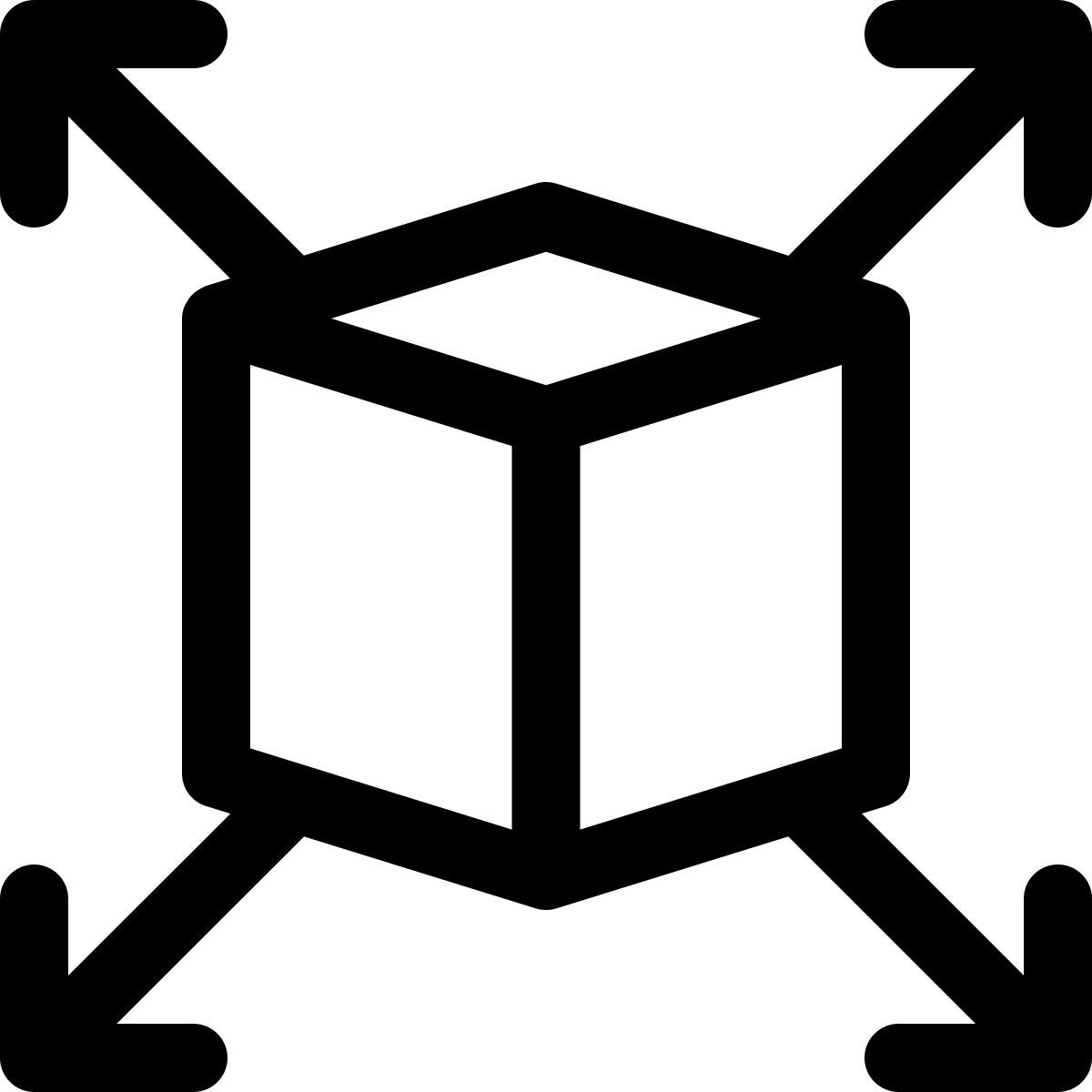 3d model corners icon