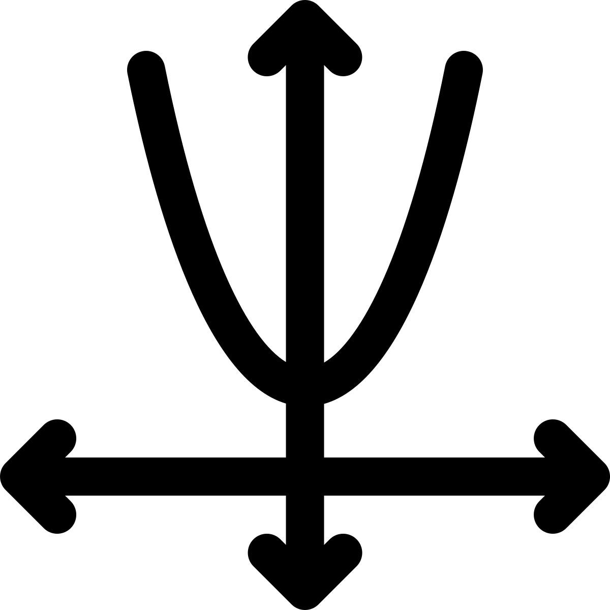 diagrama de curvas icon