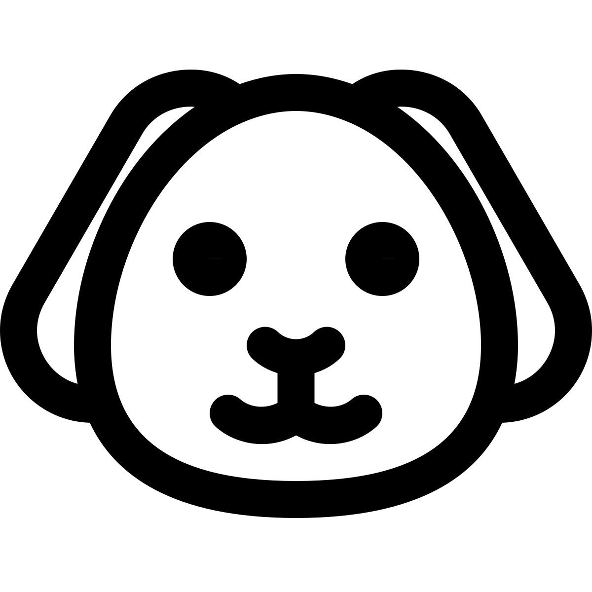 cute puppy pictorial representation emoji shared on messenger icon