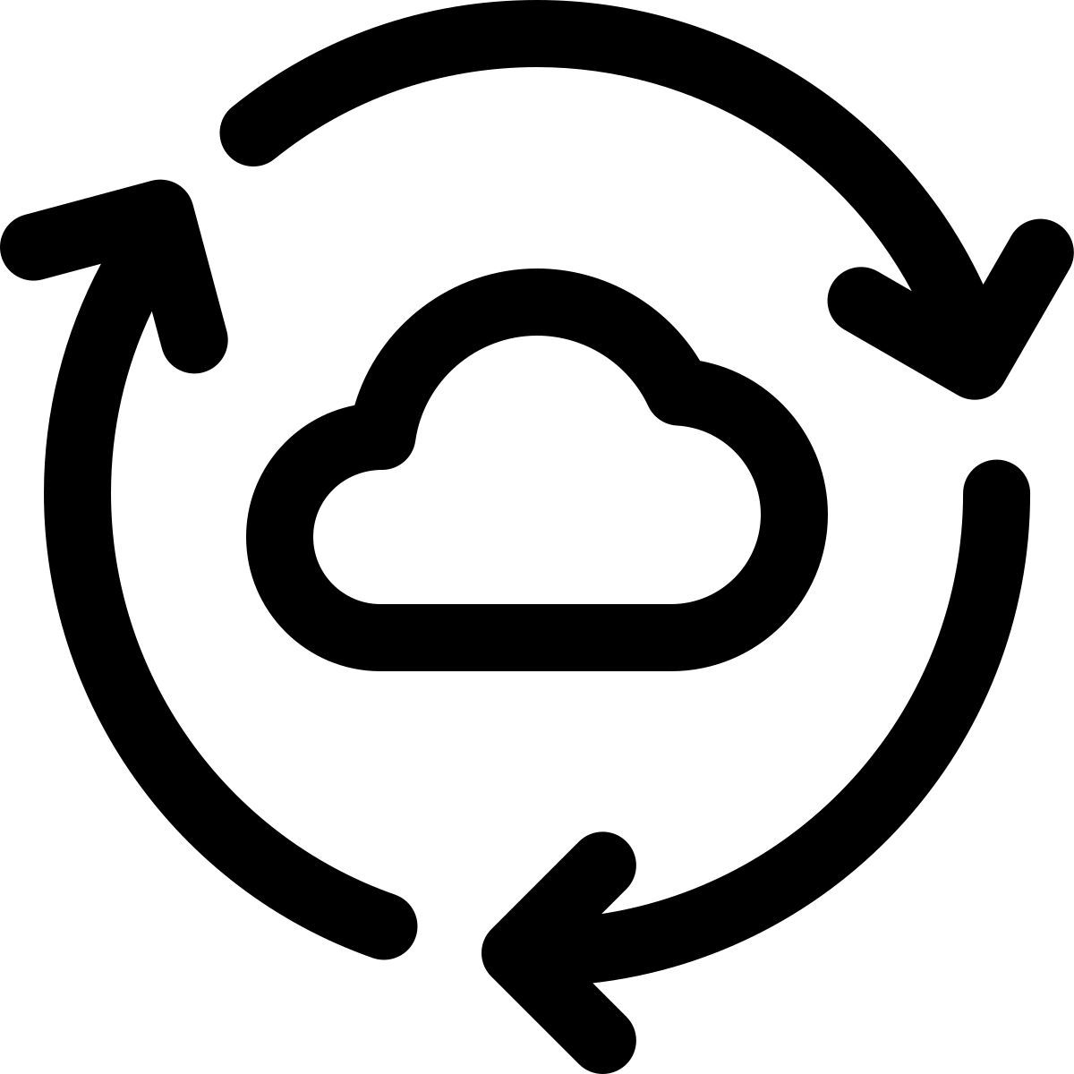 cloud synchronization icon