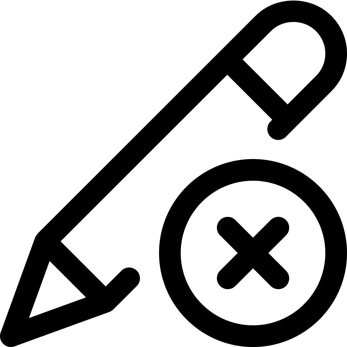 supprimer le crayon icon
