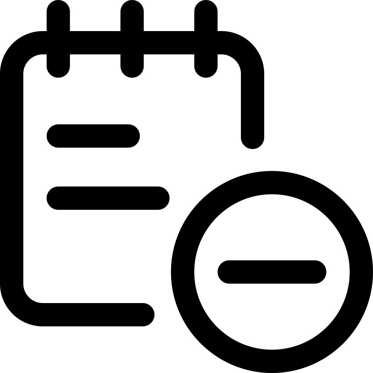 delete note icon
