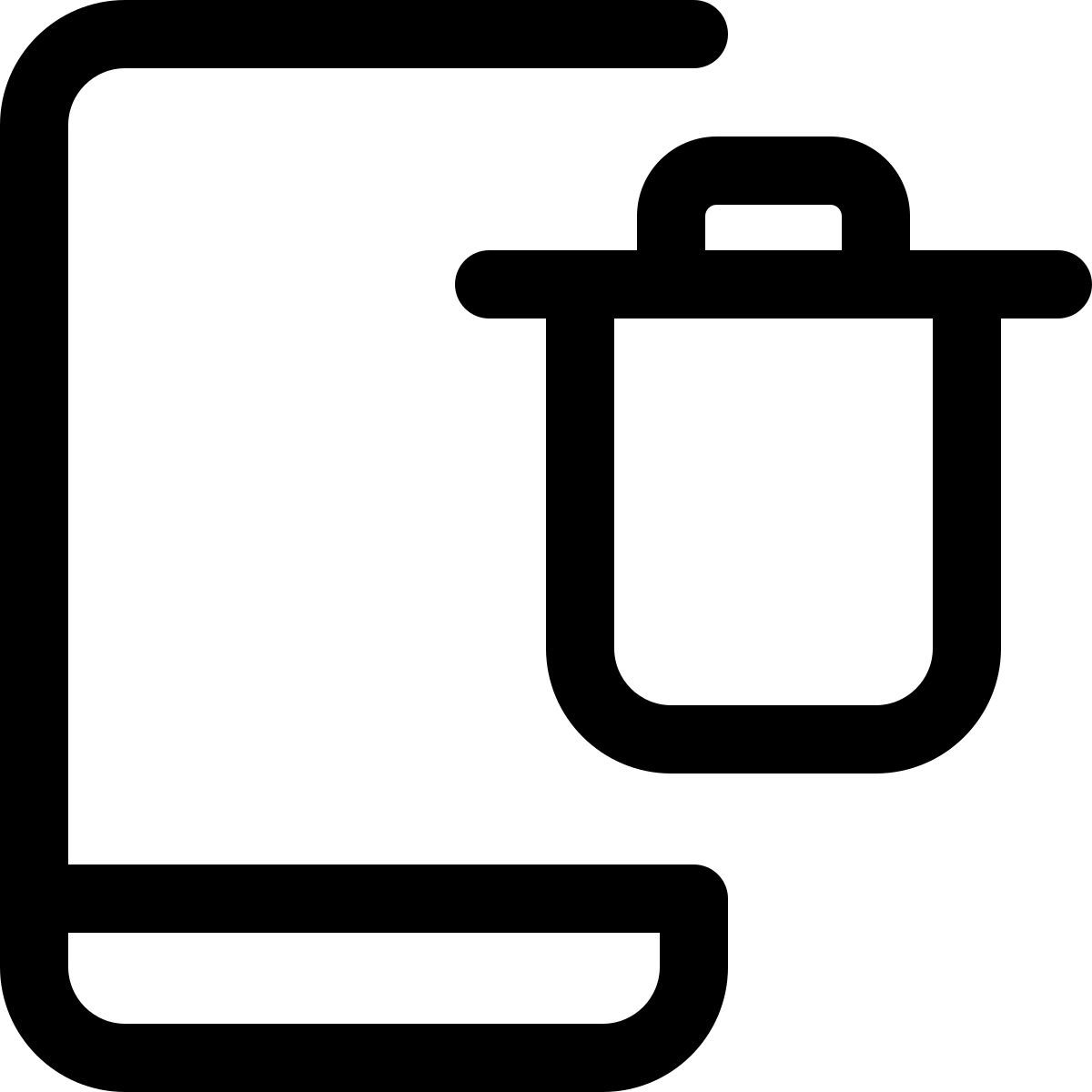 delete mobile app icon