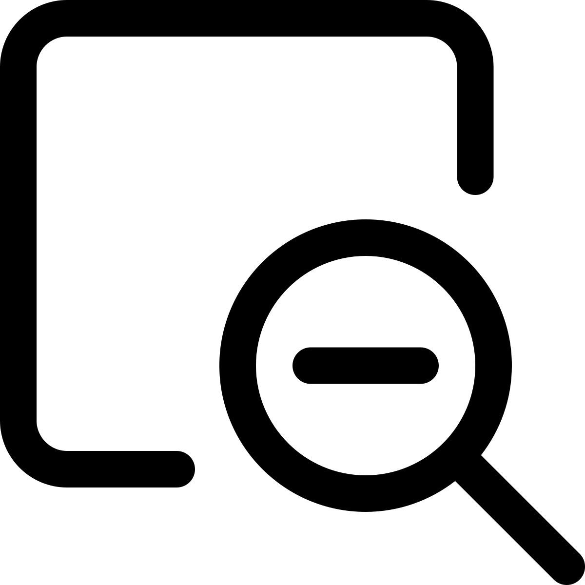 supprimer la recherche icon