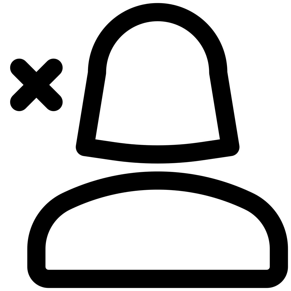 deleting a female user from specific role online icon