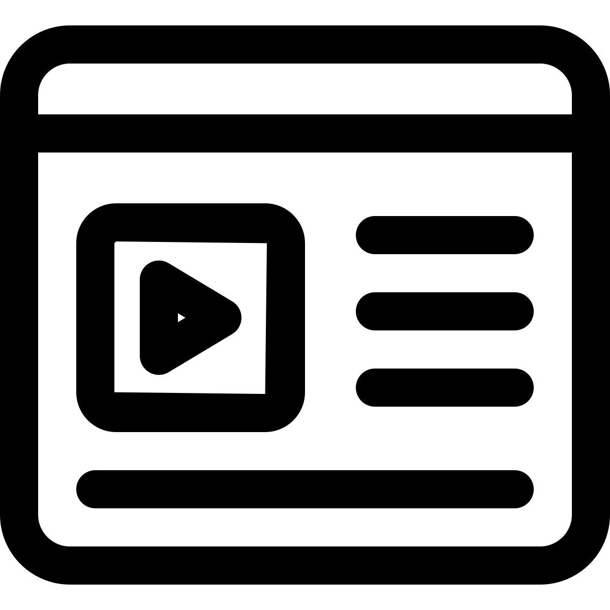 video description icon
