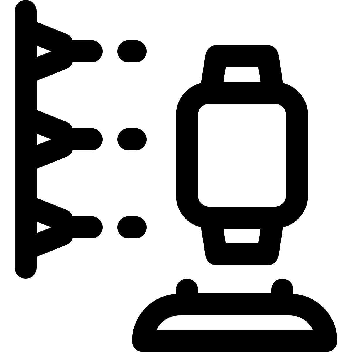 3d smartwatch printing icon