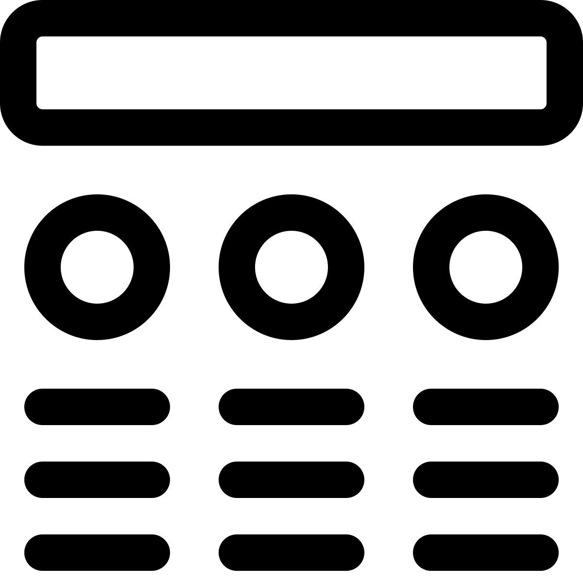 titre et contenu icon