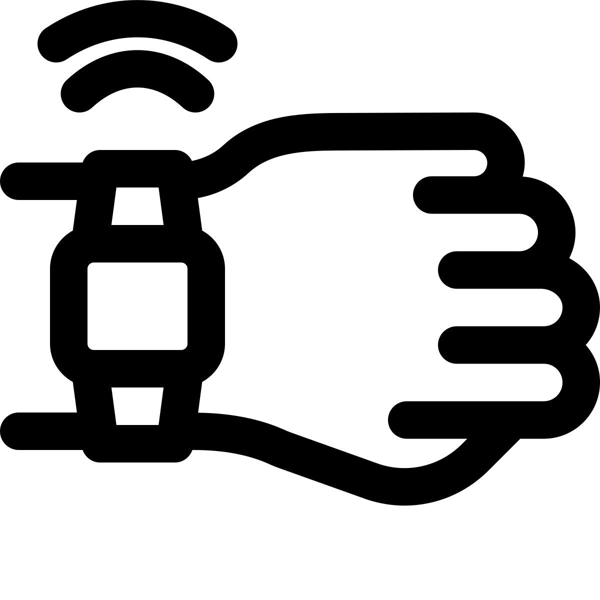smartwatch haptics icon