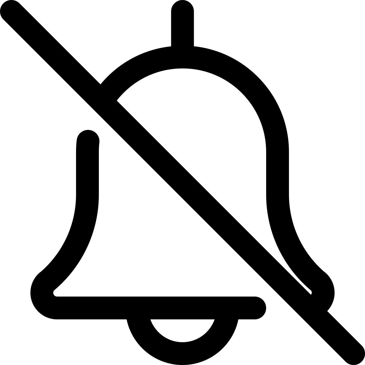 disable notifications icon