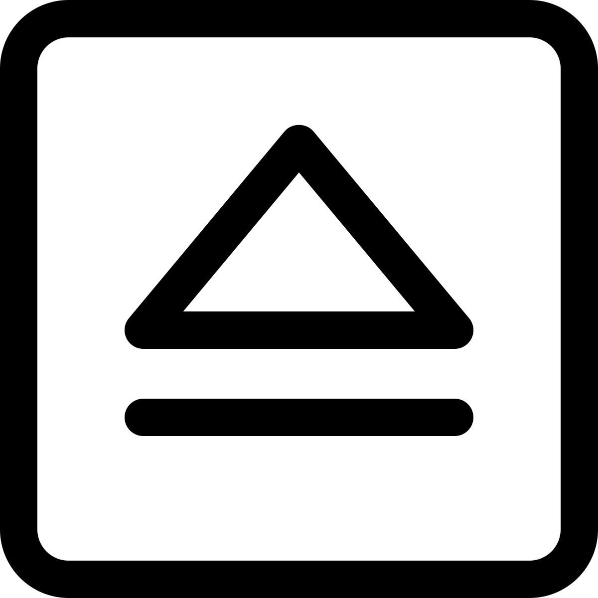 eject key icon