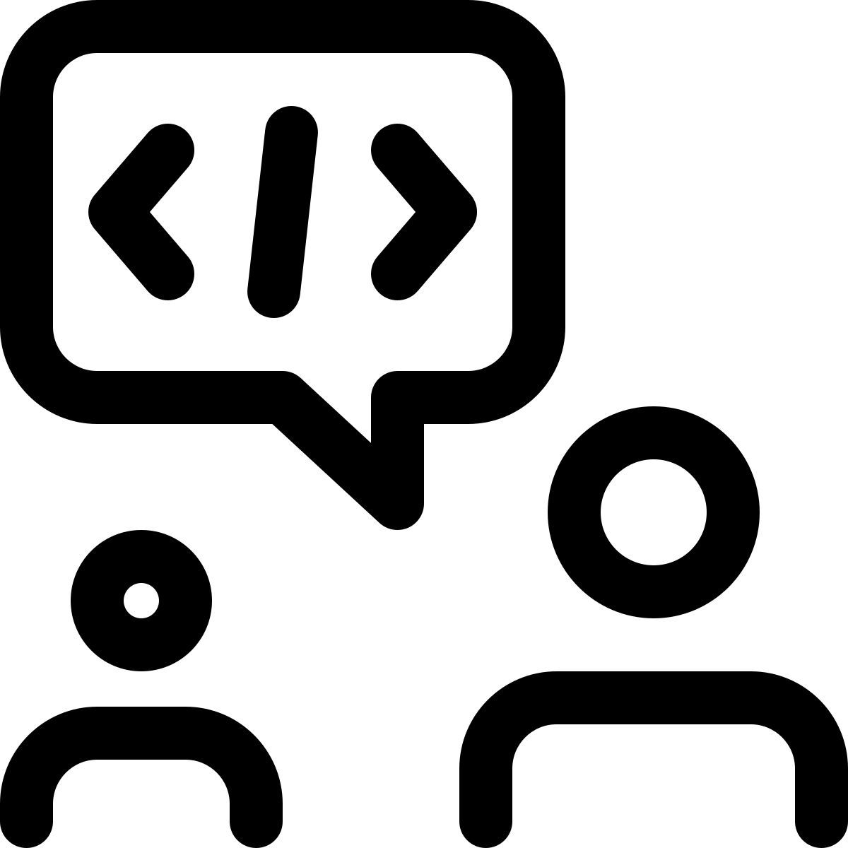 code discussion icon