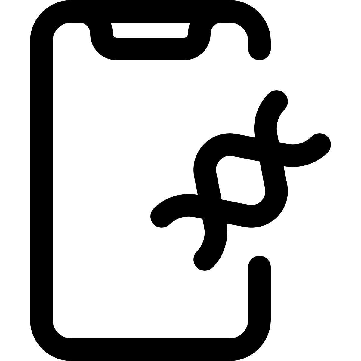 dna smartphone icon