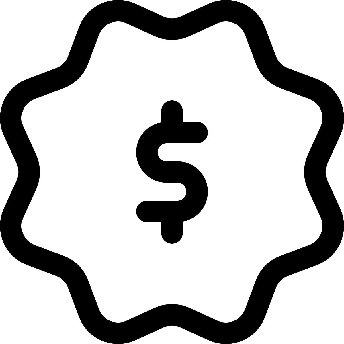 dollar badge icon