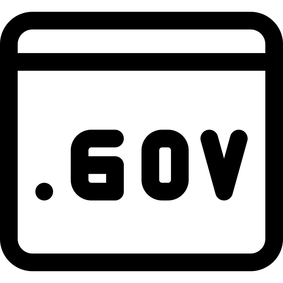 dot gov domain icon