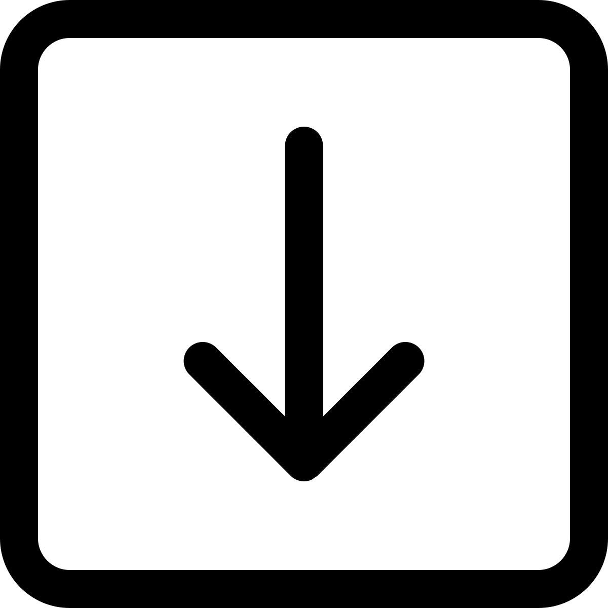 seta para baixo icon