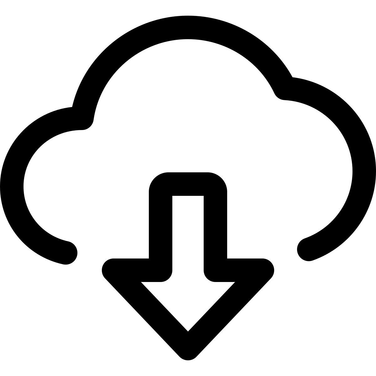 cloud download icon