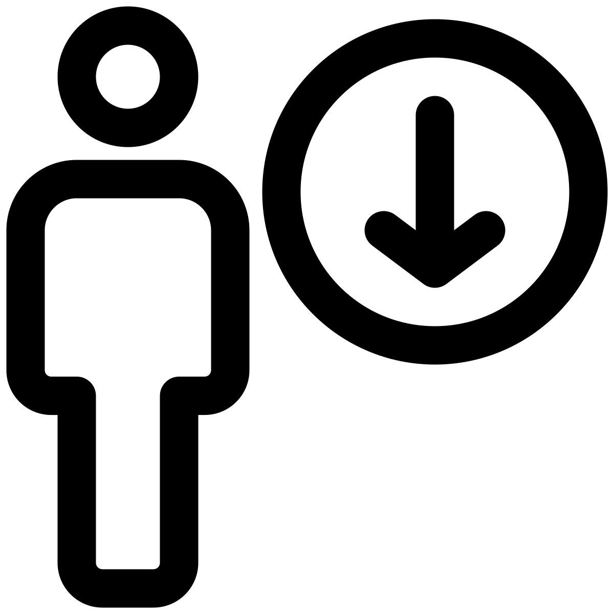 download user data icon