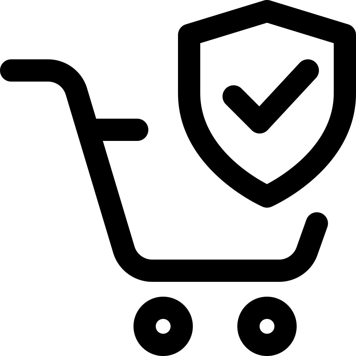 secure shopping icon